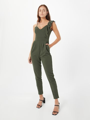 WAL G. Jumpsuit 'IMAANI' in Green: front