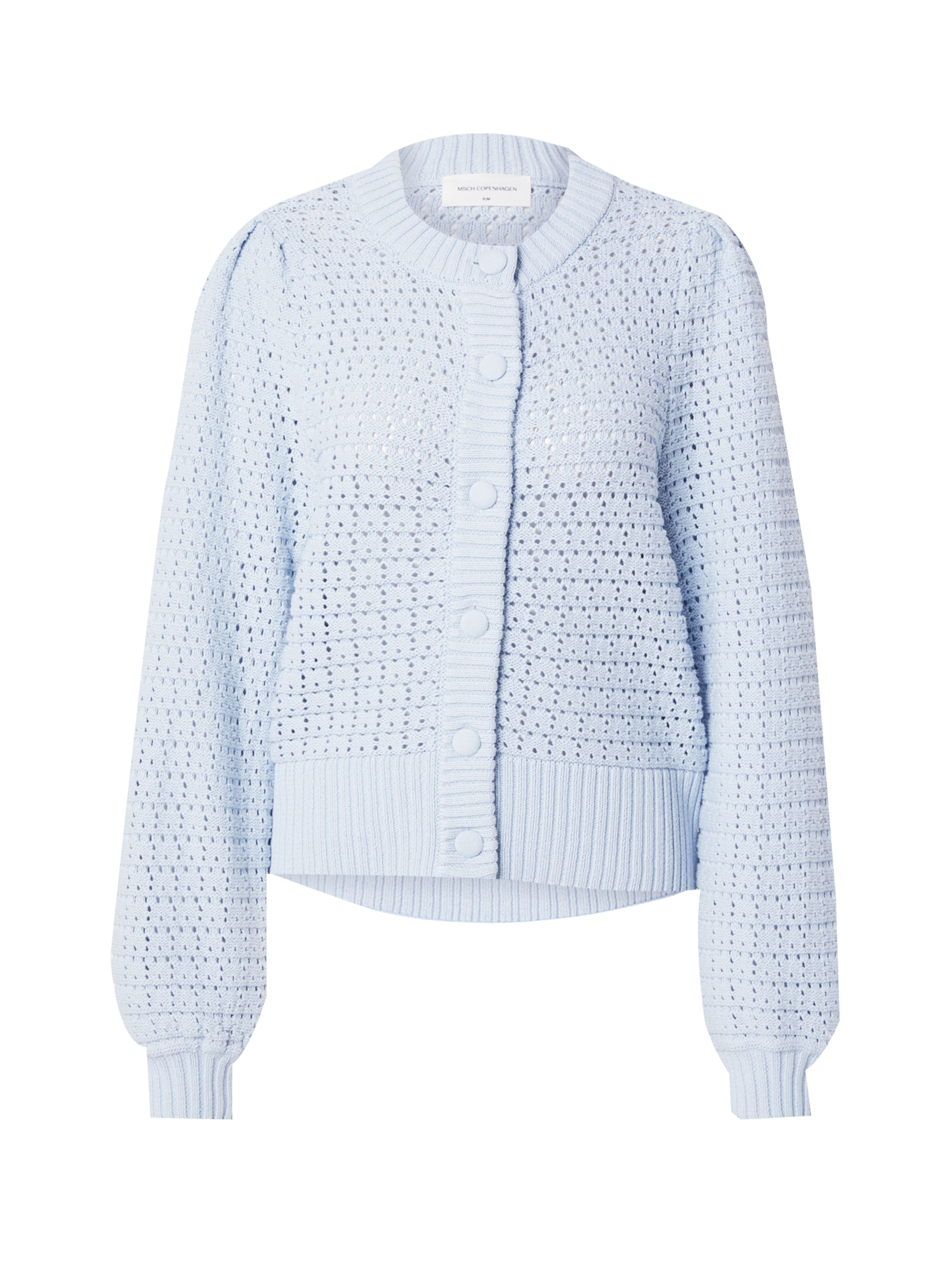 MSCH COPENHAGEN Strickjacke 'Tinna' in Blau: Vorderseite