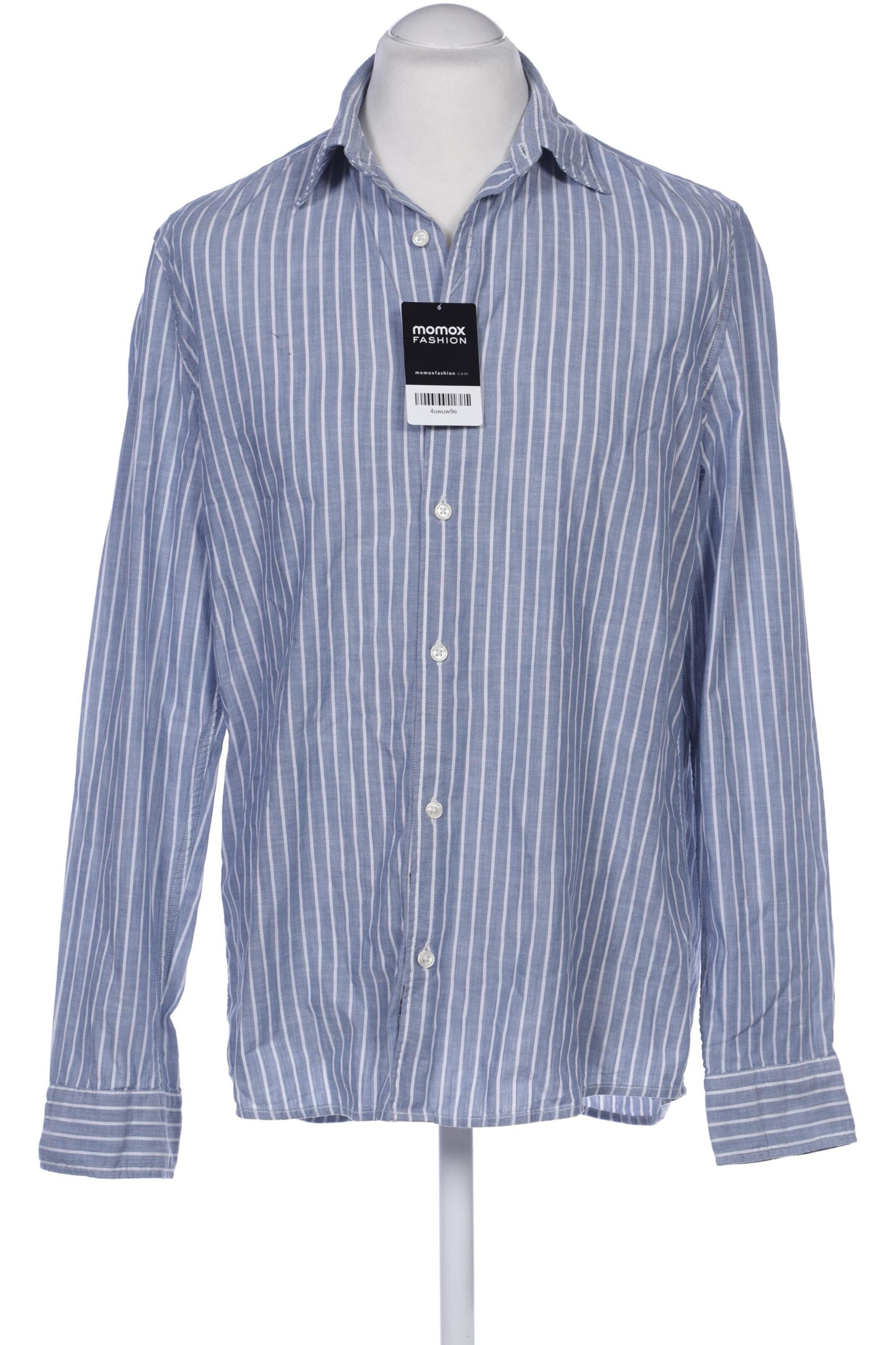Marc O'Polo Button Up Shirt in L in Blue: front
