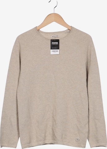 JACK & JONES Pullover M in Beige: Vorderseite