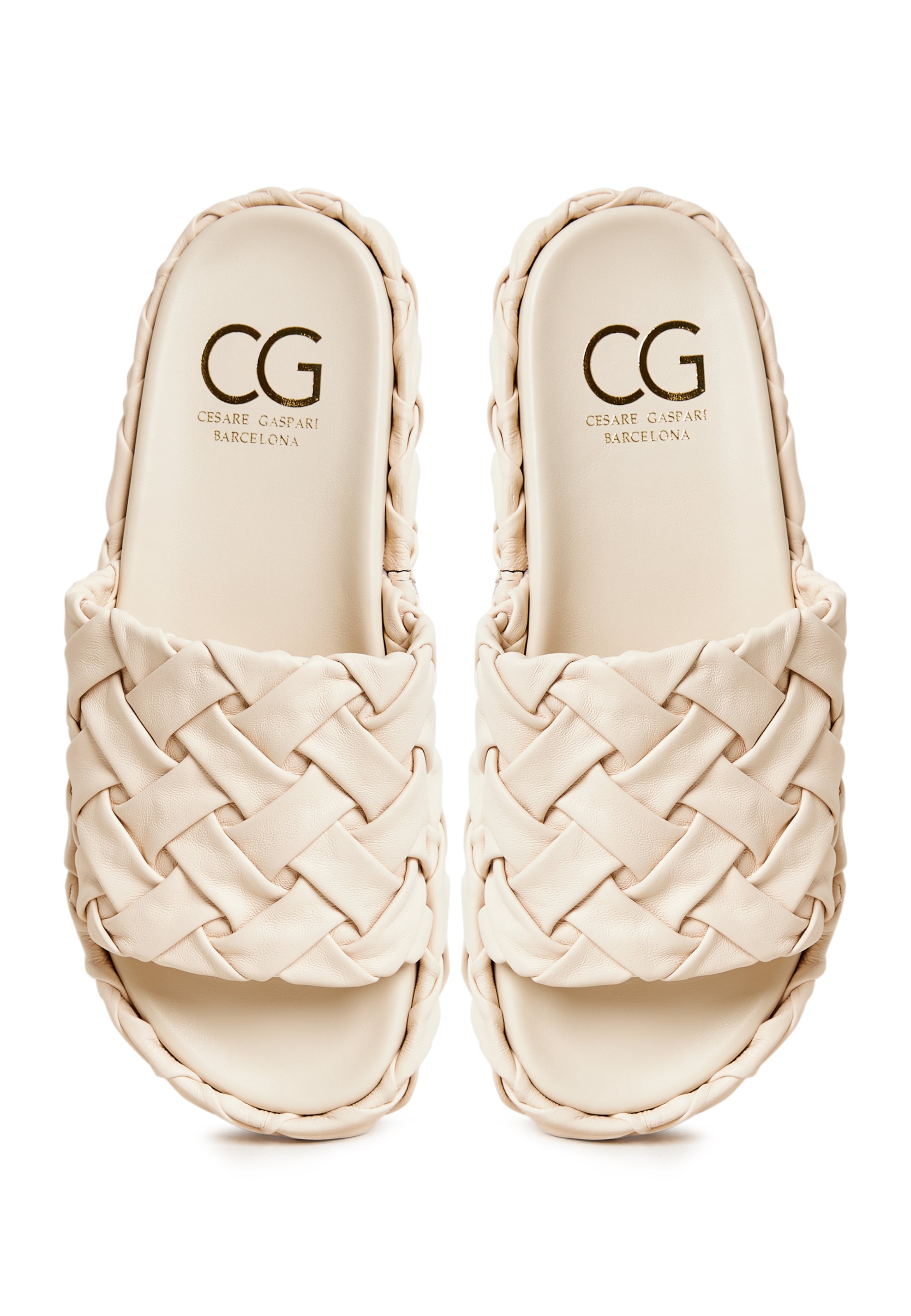 CESARE GASPARI Mule in Beige