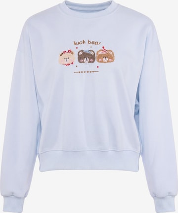 MYMO - Sudadera 'Pop' en azul: frente