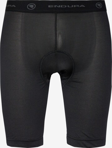 ENDURA Skinny Workout Pants 'Clickfast' in Black: front