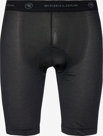 ENDURA Skinny Workout Pants 'Clickfast' in Black: front