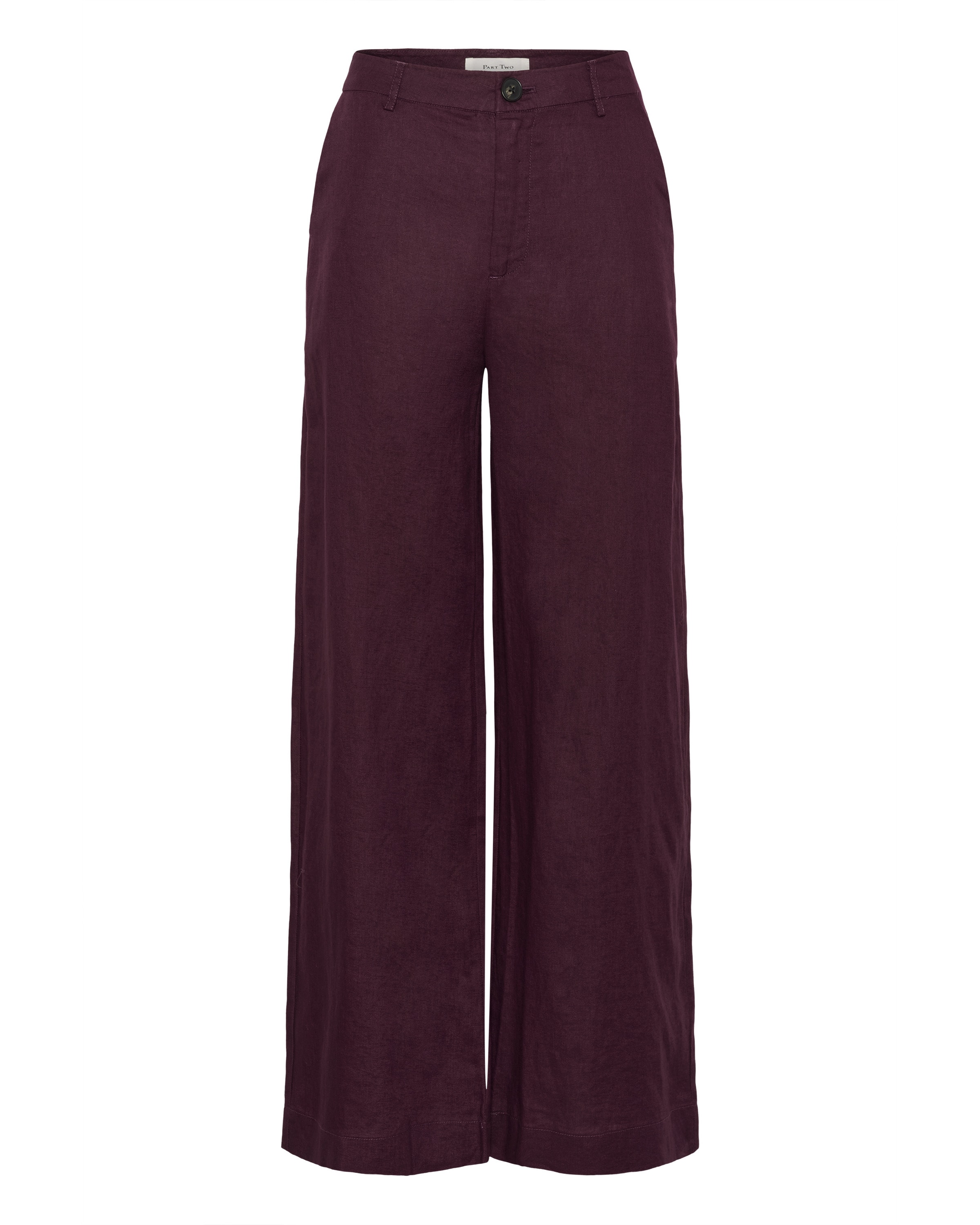 Wide Leg Pantalon 'NinnesPW' Part Two en rouge : devant