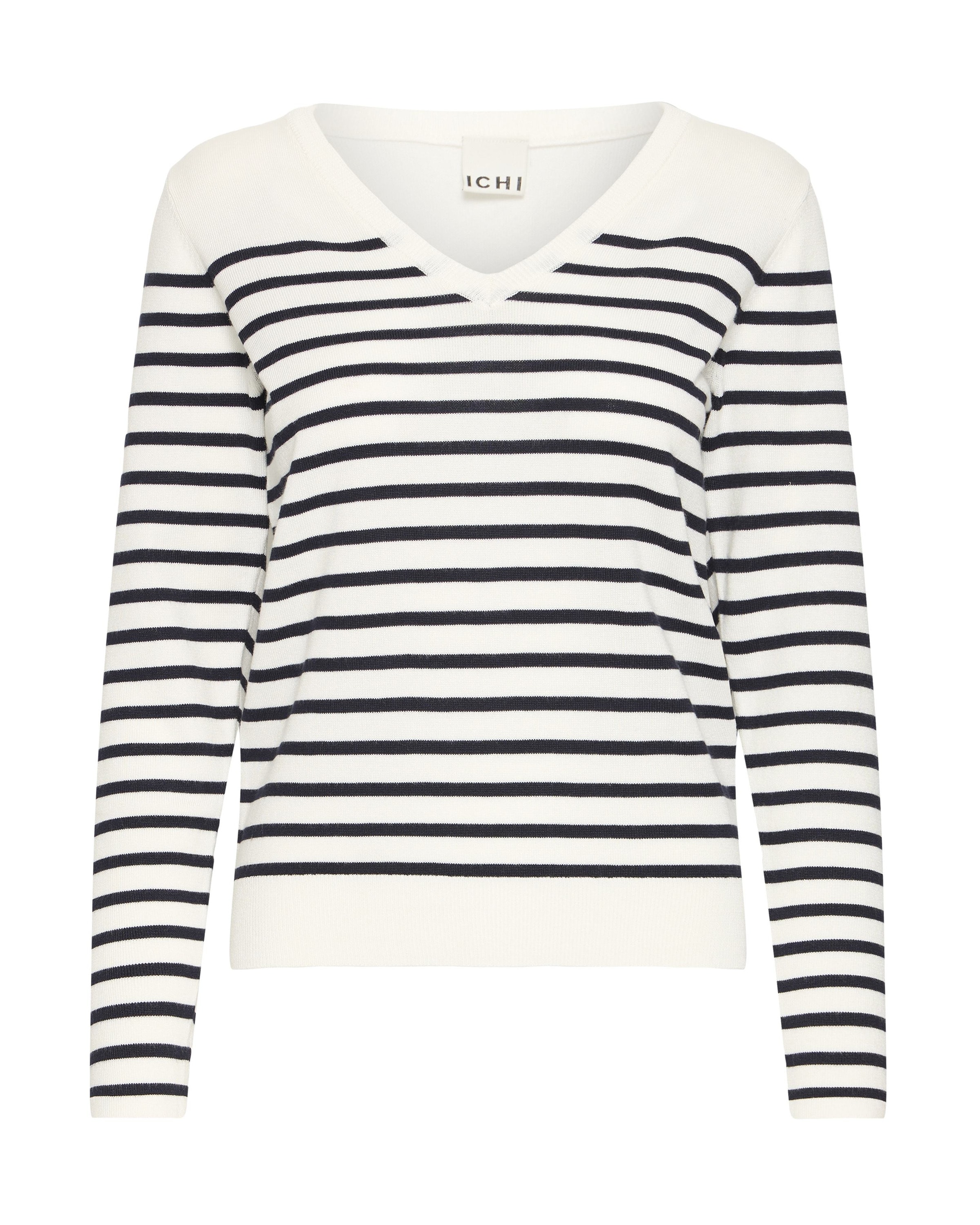 ICHI Pullover 'LULS' in Weiß: Vorderseite