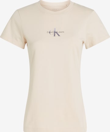Calvin Klein Jeans Shirt 'GRADIENT' in Beige: front