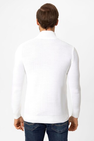 DENIM CULTURE Sweater ' DIEGO ' in White