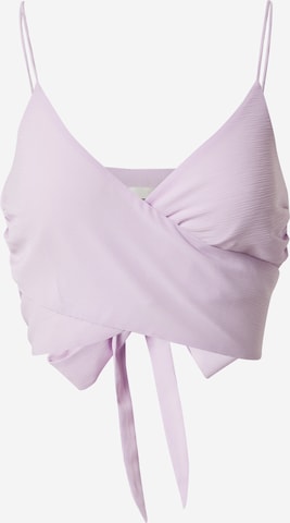 ABOUT YOU x Laura Giurcanu Top 'Charleen' in Purple: front