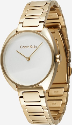 Calvin Klein Analog watch 'TIMELESS' in Gold: front