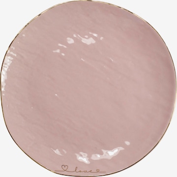 MEA LIVING Plate 'Love Serie' in Pink: front