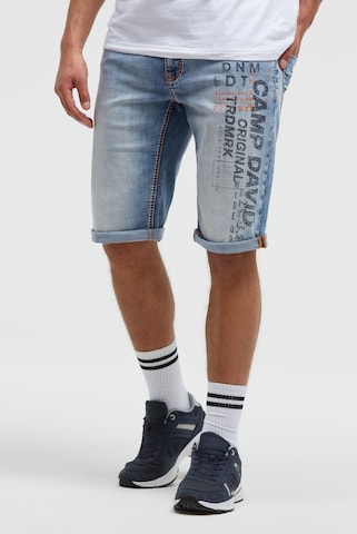 CAMP DAVID Regular Jeans in Blue: front