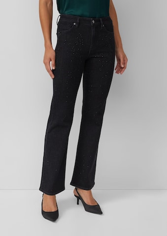 s.Oliver Bootcut Jeans in Zwart: voorkant