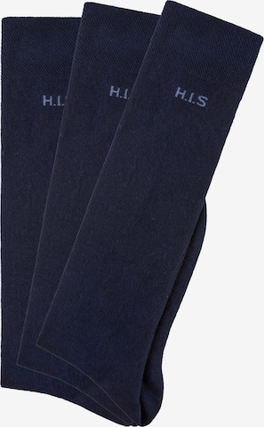 ROGO Knee socks in Blue: front