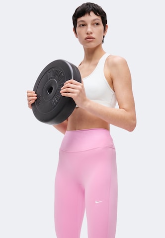 NIKE Скинни Спортивные штаны в Ярко-розовый