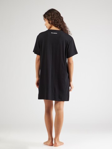 Camicia da notte 'IKON' di Karl Lagerfeld in nero