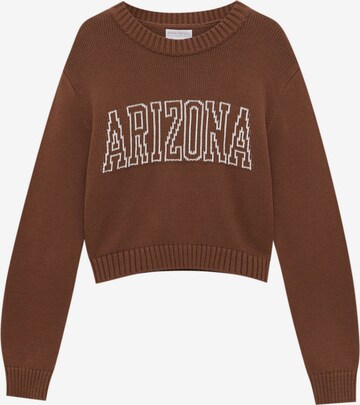 Pull&Bear Pullover in Braun: predná strana