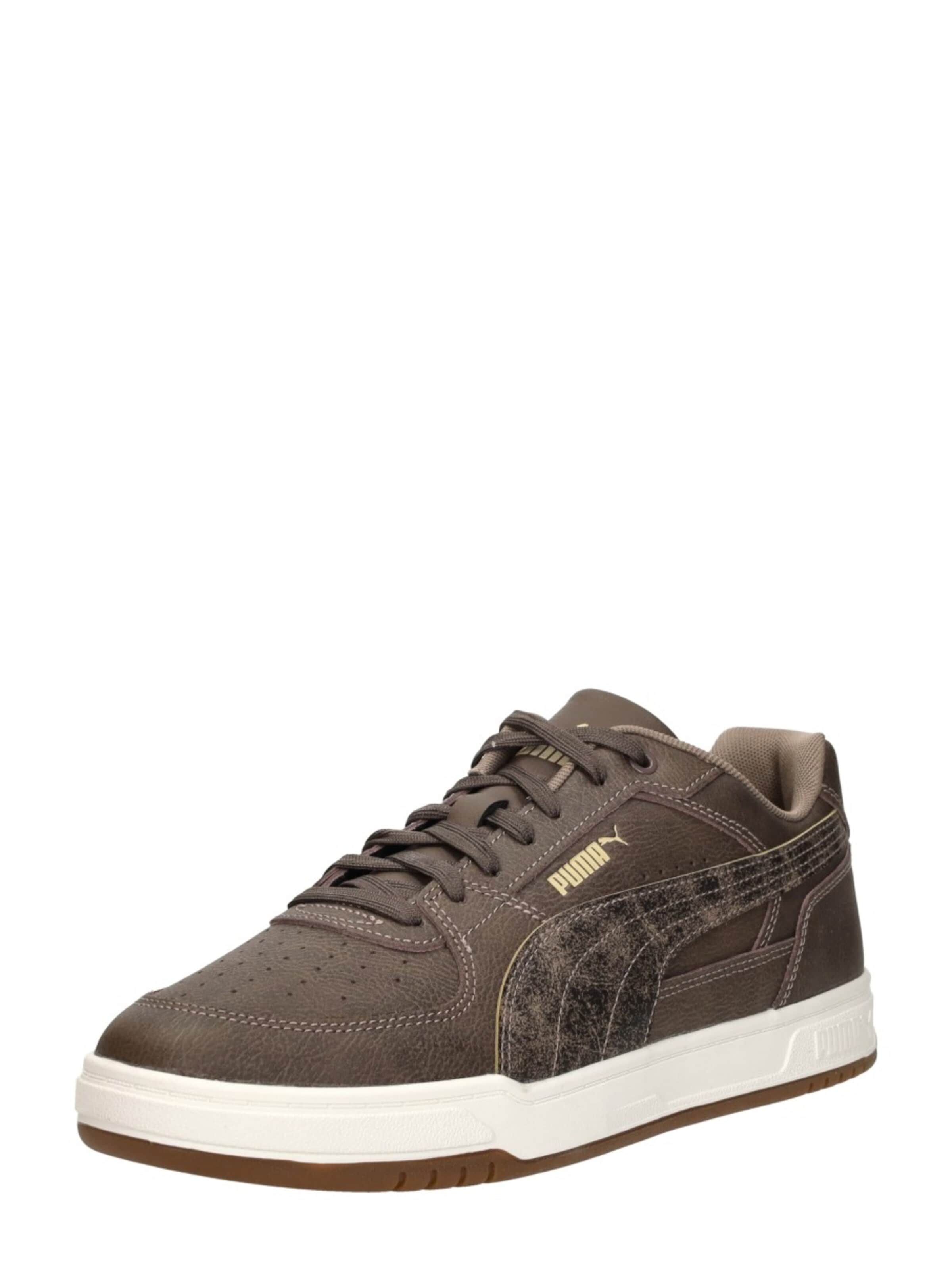 PUMA Sneakers laag 'Puma Caven III Crafted Leather' in Bruin