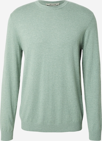 Only & Sons Sweater 'ONSLOUI' in Green: front