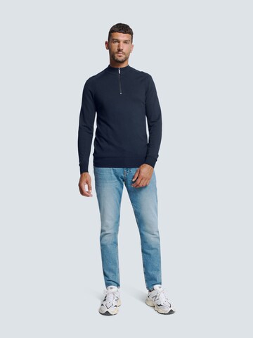 No Excess Pullover in Blau
