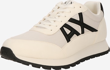 ARMANI EXCHANGE Sneakers laag in Wit: voorkant