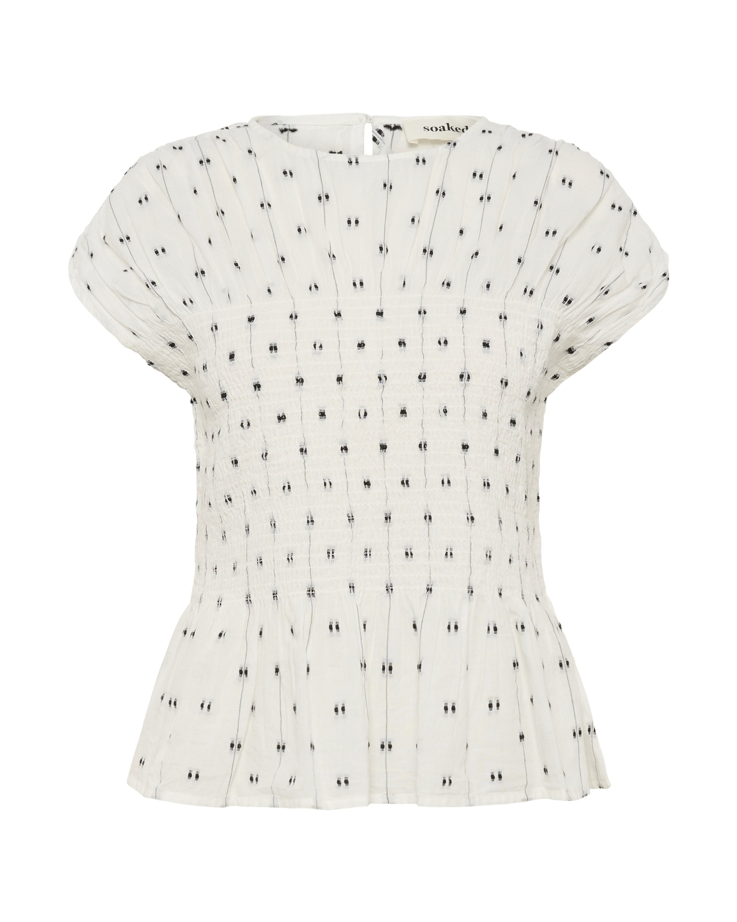 SOAKED IN LUXURY Bluse 'Amelie' i hvid: forside