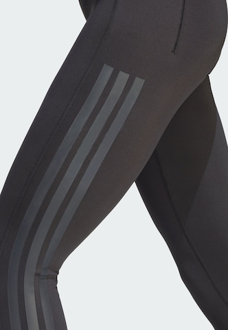 ADIDAS PERFORMANCE Skinny Sportbroek 'Optime' in Zwart