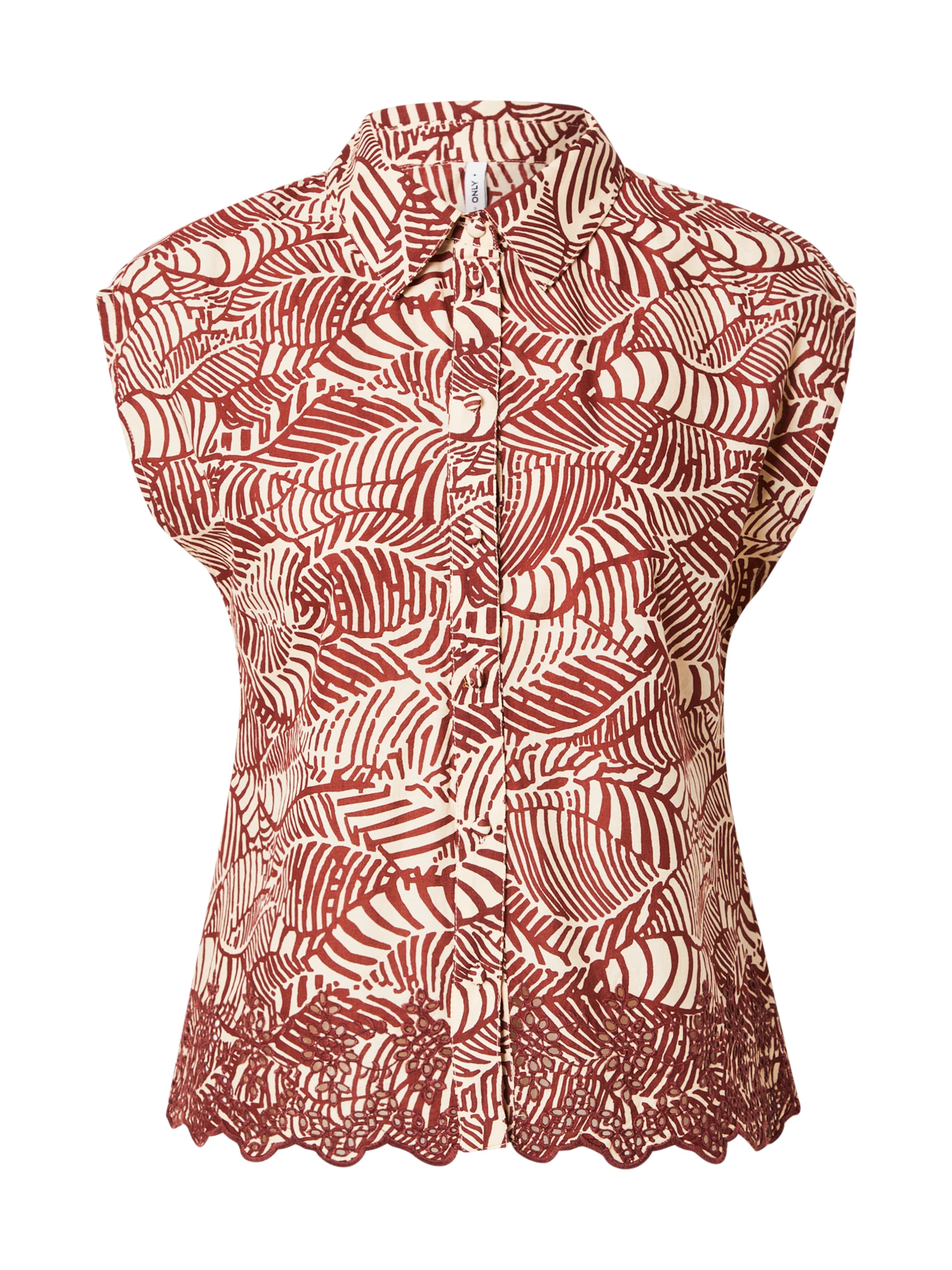 ONLY Blúzka 'ONLLOU' - Hnedá: predná strana