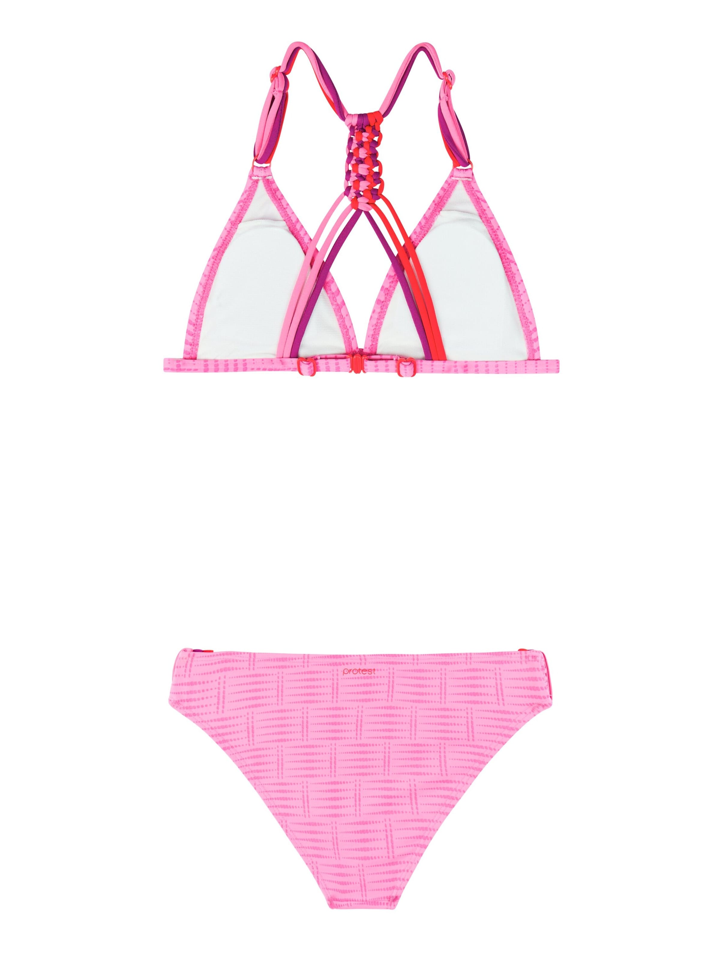 PROTEST Triangel Bikini 'PRTFimkes JR' in Roze