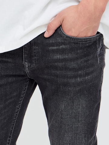 Coupe slim Jean 'BHTwister' BLEND en gris