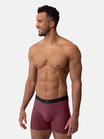 Boxers 'Bamboo' DANISH ENDURANCE en rouge