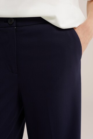 WE Fashion Обычный Плиссированные брюки в Синий