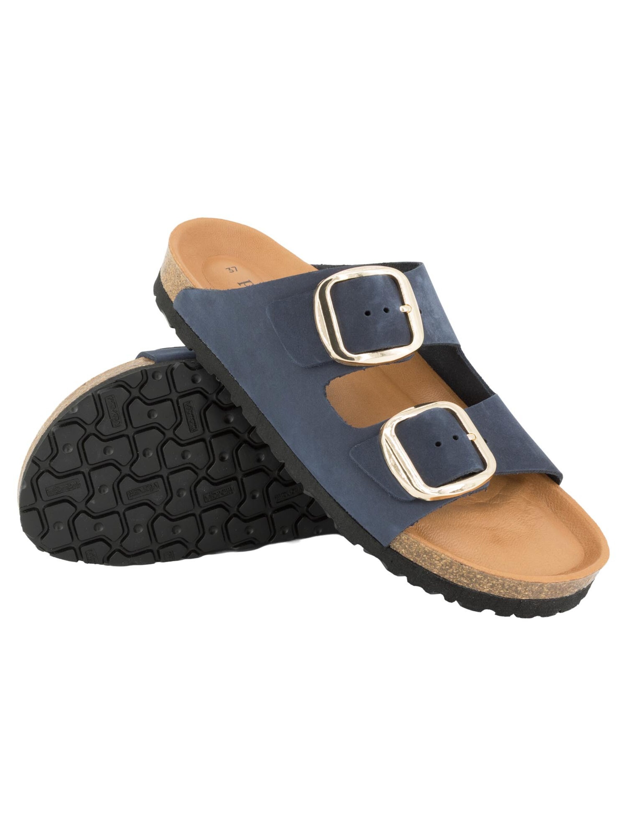 Piece Of Mind Mules 'Comfort' in Blue