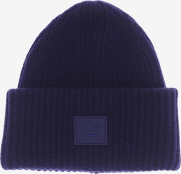 Acne Studios Hat & Cap in 56 in Blue: front