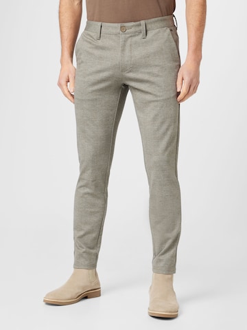 Only & Sons Slim fit Chino Pants 'Mark' in Grey: front
