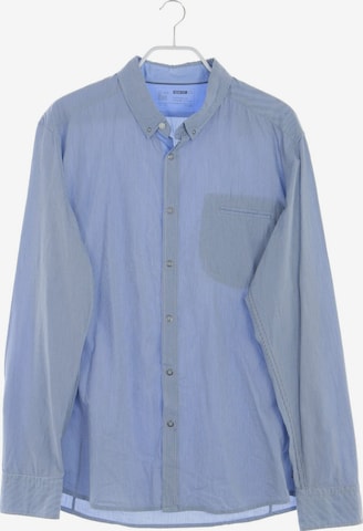 ESPRIT Button Up Shirt in XL in Blue: front