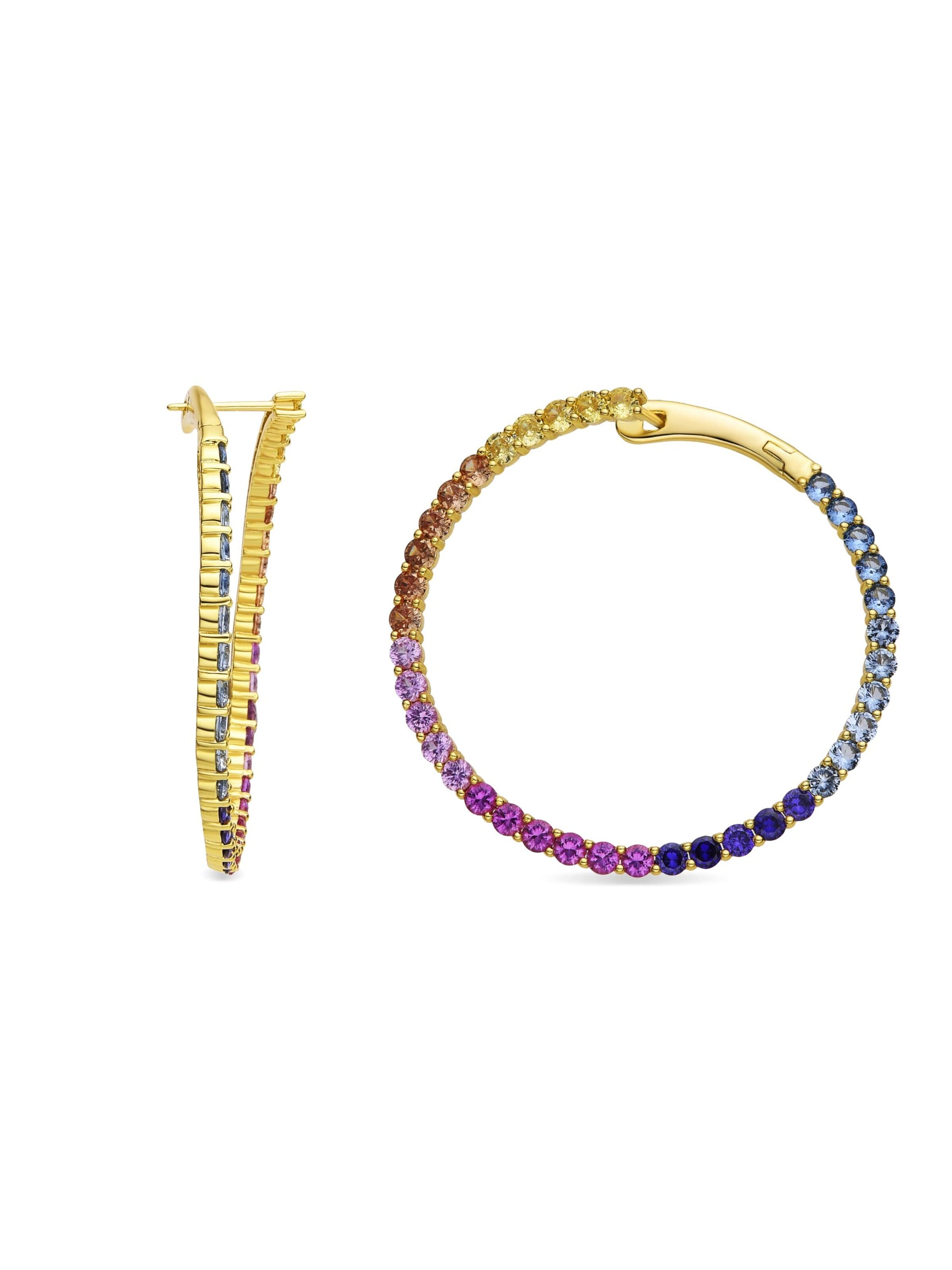 Orecchini 'AXO' di Luxenter in oro: frontale