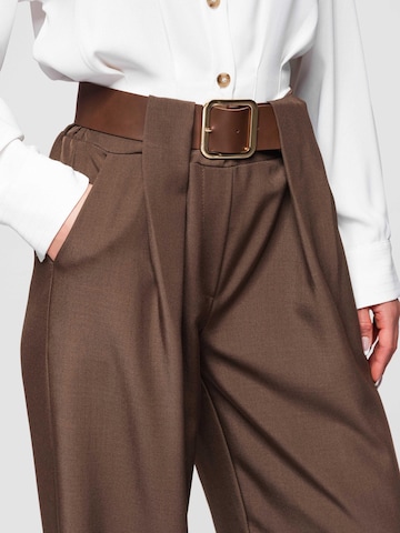 Ombre Wide leg Trousers in Brown