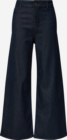 COMMA Zvonové kalhoty Džíny – modrá: přední strana