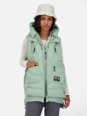 Gilet 'Racha' di Alife and Kickin in verde: frontale