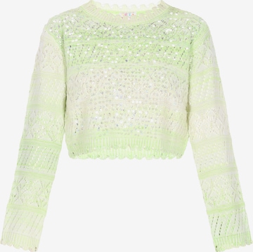 IZIA Neulepaita 'Fashion Look' värissä vihreä: etupuoli