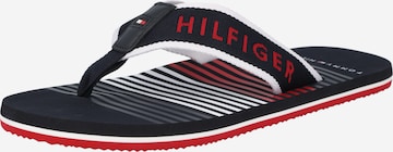 TOMMY HILFIGER - Sandalias de dedo en azul: frente