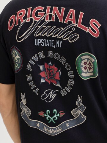 JACK & JONES - Camiseta 'JORUpstate' en negro