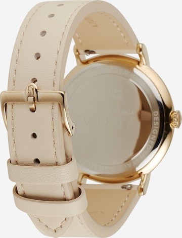 FURLA Analog watch 'Easy Shape' in Beige