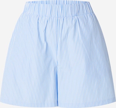 PIECES Pants 'PCHOLLY ' in Light blue / White, Item view
