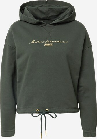 Barbour International Sweatshirt in Grün: predná strana