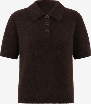 T-shirt BRAVE SOUL en marron : devant
