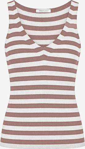SASSYCLASSY Knitted top in Grey: front