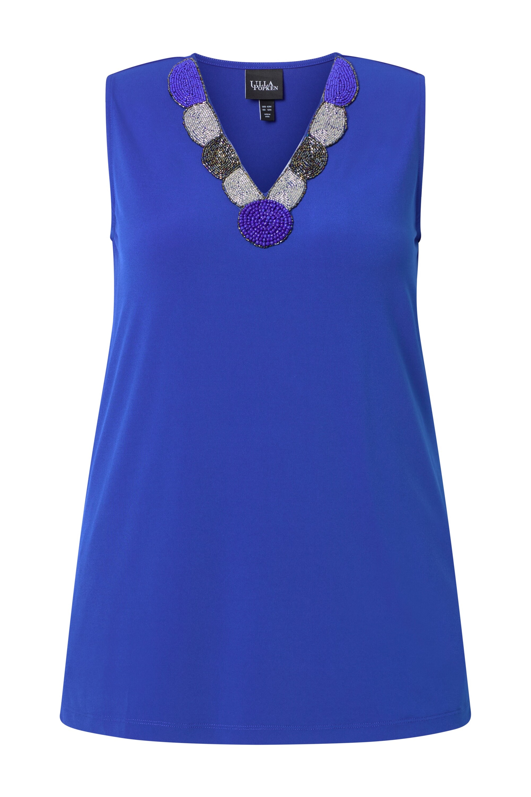 Ulla Popken Top in Blauw: voorkant