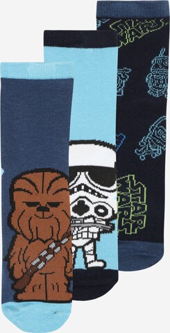 OVS Къси чорапи в синьо: отпред